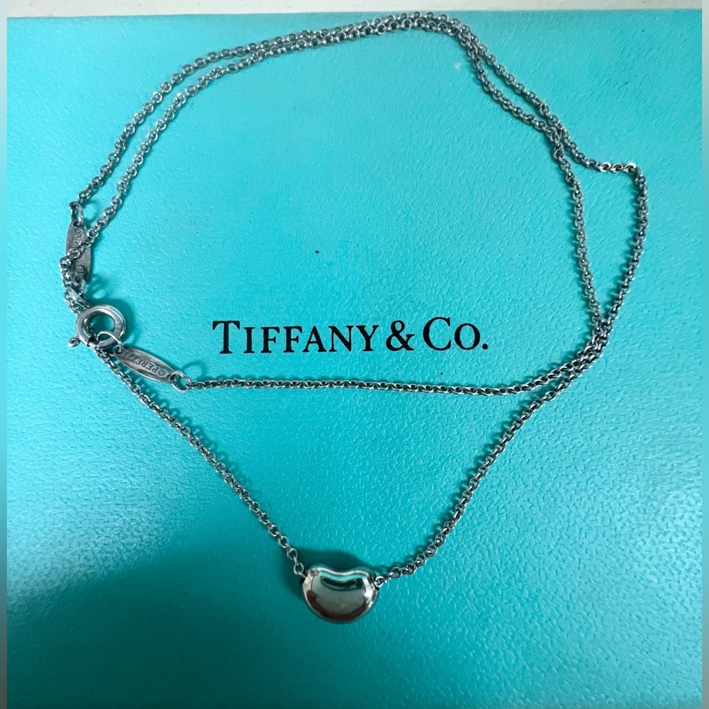 Tiffany and co bean necklace